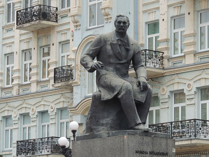 monument, kiev, ukraine, the symbols of kiev, mikola