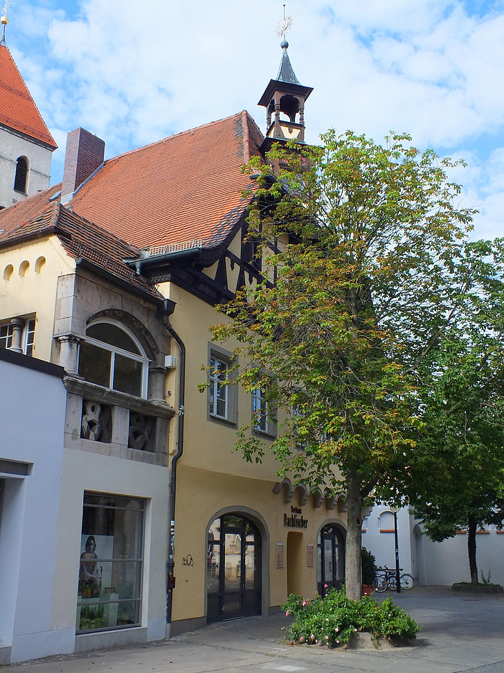 Regensburg, Baviera, Casa, Alemanha, Torre, romântico, leste da Baviera