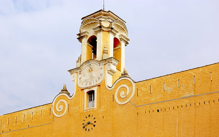Fort, Citadel, Slnečné hodiny, Architektúra, historické, Bastia, Corse