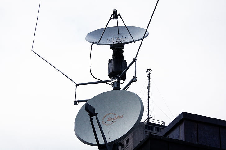 antenne paraboliche, ricevimento, radiodiffusione via satellite, tv satellitare, Radio, guardare la tv, TV
