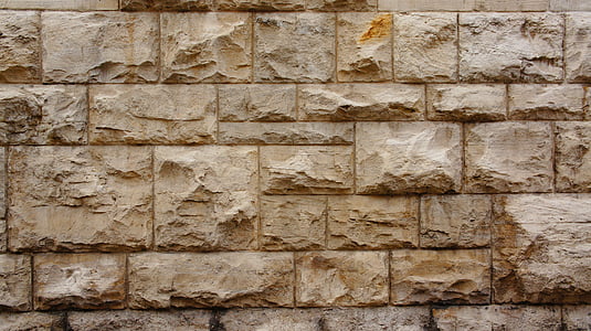 stein, vegg, rustikk, murstein