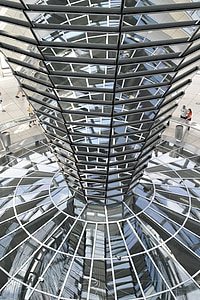 Berlin, Reichstag, építészet, kupola, Németország, kormány, épület