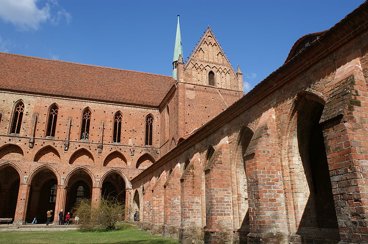 місті Chorin, Німеччина, Церква, schorfheide-місті chorin, монастир, німецька, руїни монастиря