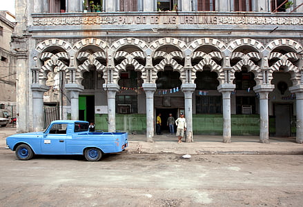 Kuba, Havanna, automatikus, Oldtimer, Crom, klasszikus, retro