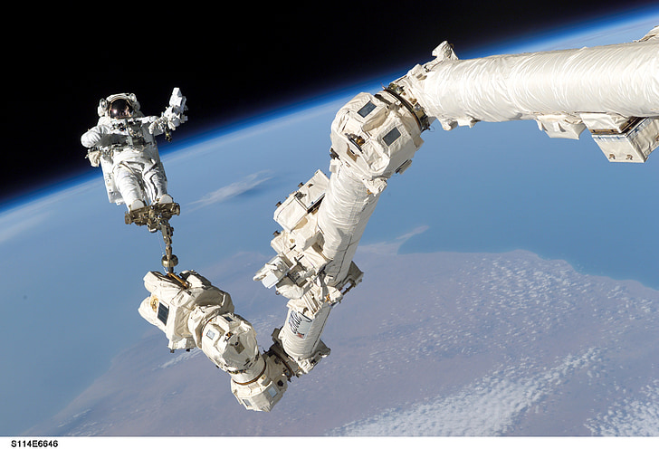 astronaut, romvandring, ISS, arm, verktøy, Dress, Pack