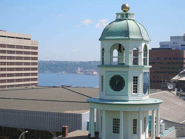 Halifax, Nova scotia, siluets, arhitektūra, slavena vieta, cilvēki un kultūra