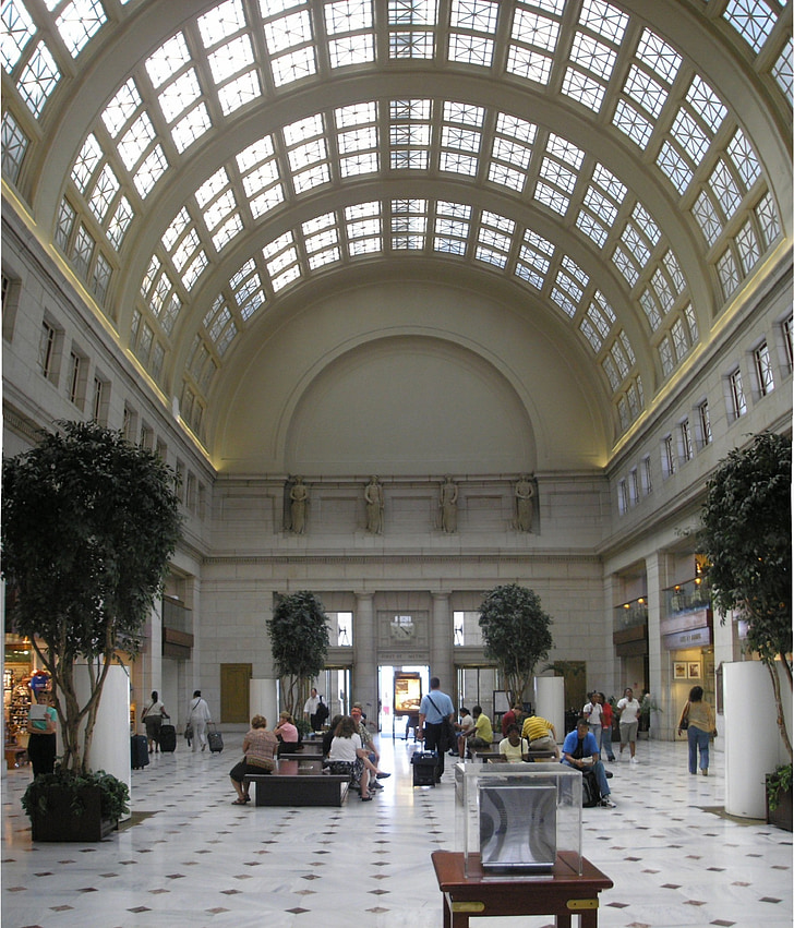 Union station, arkitektur, Washington, DC, USA, reise, offentlige