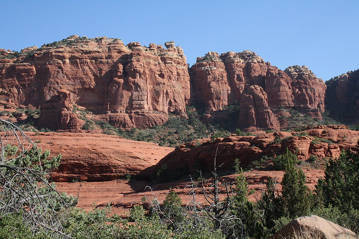 Stany Zjednoczone Ameryki, Arizona, Sedona, Urwisko, czerwonych skał