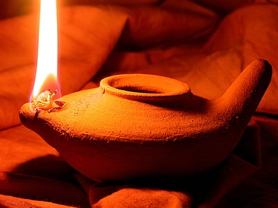 lampe à huile, pot en argile, lumière, poterie, Articles en terre cuite, lanterne, décoratifs