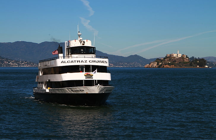 Alcatraz cruise, båd, skib, San francisco, turisme, Tour, krydstogt