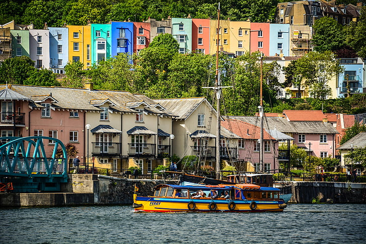Bristol, havn, ferge, Quay, Bridge, turisme, reise