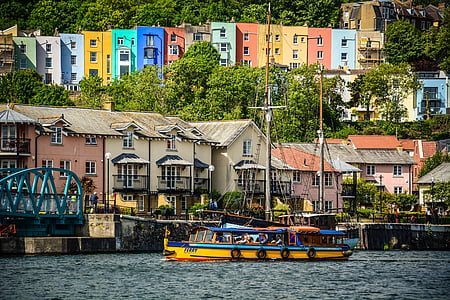 Bristol, port, Ferry, quai, pont, Tourisme, voyage
