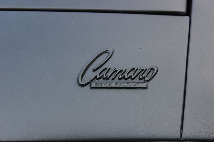 chevrolet, camaro, sports car, symbol, icon, lettering, stamp