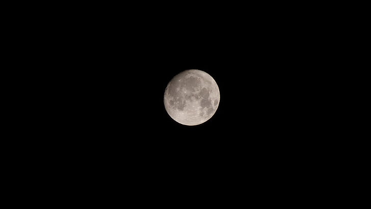 Moon, öö, taevas, astronoomia, täiskuu, kuu pind, planeetide moon