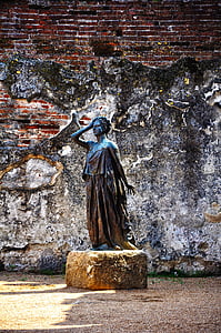 escultura, arte, Mérida, estatua de, Monumento, Musa, mito