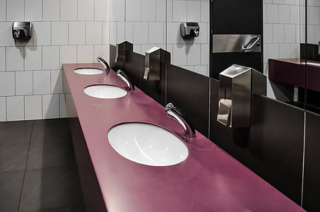 wc, toilet, purely, public toilet, bathroom, mirror, mirrors