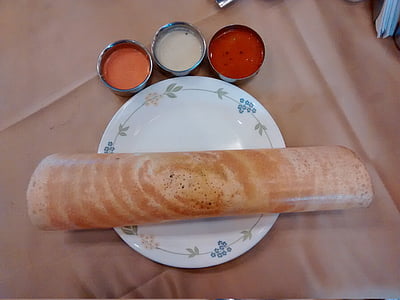 Dosa, Масала dosa, храна, Индия, Керала, Южна Индия