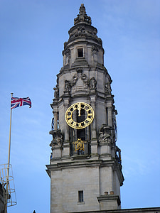 clock tower, tornis, pulkstenis, laiks, slavens, arhitektūra, ēka