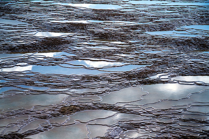 brus fjærer, Geysir, Idaho, USA, USA, Idaho springs, refleksjon
