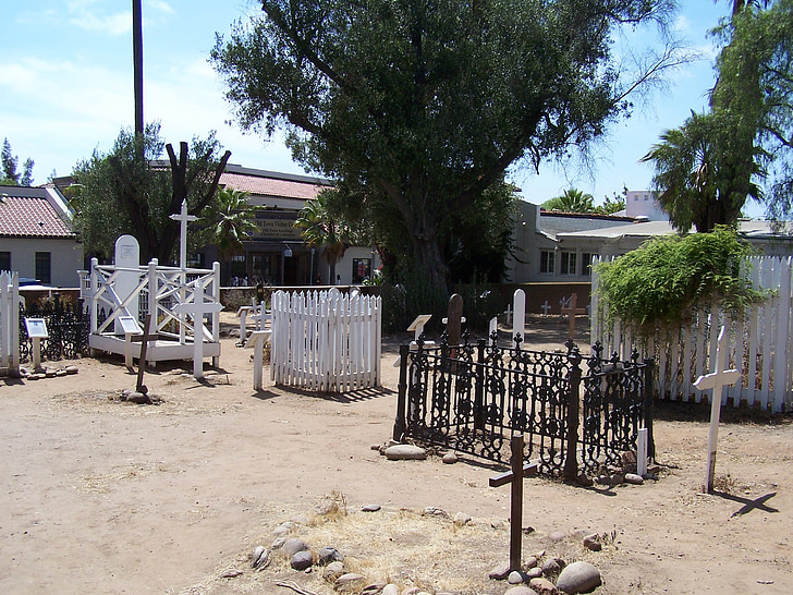 San, Diego, San diego, Kalifornien, gamla stan, kyrkogården