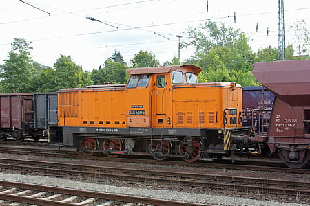 locomotive diesel, Deutsche bahn, chemin de fer, BR 346, DB, Switcher, loco