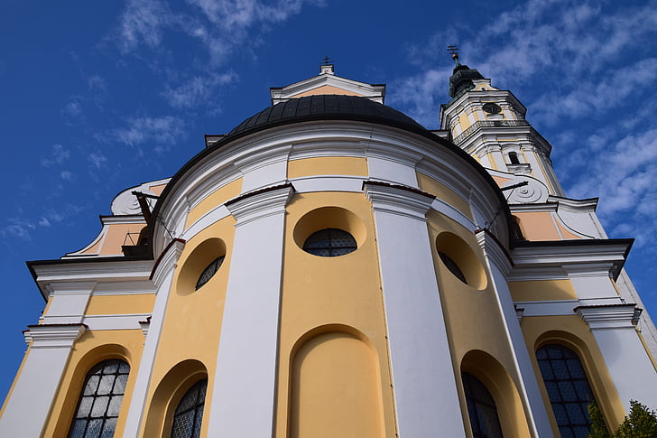 kostol, Donauwörth, Bavaria, Katolícka, historicky, náboženstvo, Viera