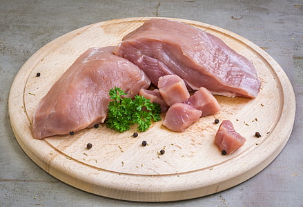 Schweinefleisch, Fleisch, Rohe, Metzger, Steak, rot, Lende