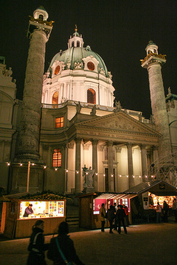 Wien, St charles church, kirkko, Itävalta