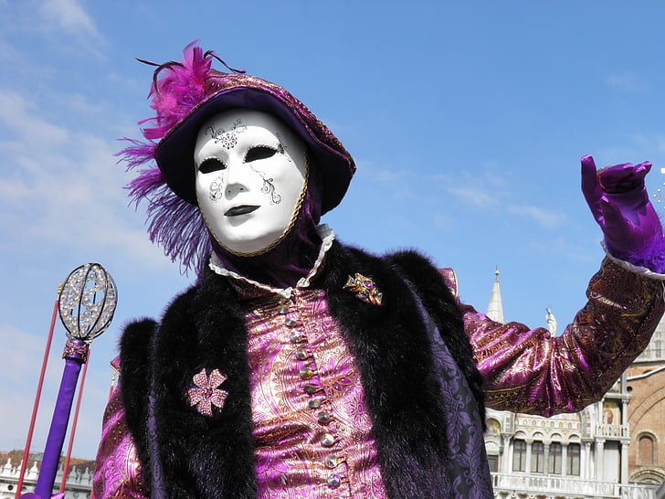Benetke, Italija, karneval, Maska, preobleki, karneval v Benetkah, masko Benetk