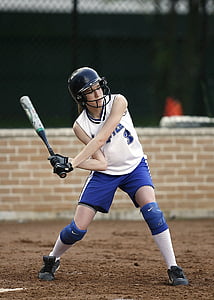 softball, batter, female, player, hitter, game, competition