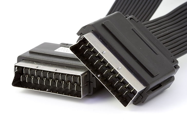 scart, cable, lead, universal, audio, video, analogue
