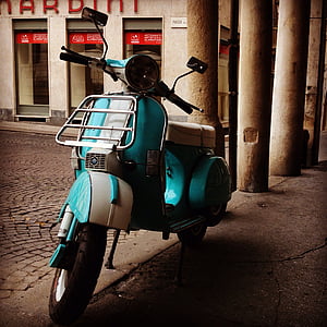 Vespa, Italien, skoter, retro, Vintage, Rom, resor