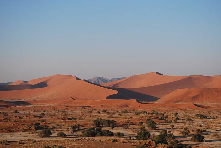 Sesriem, Namibia, Pustynia, piasek, Natura, krajobraz