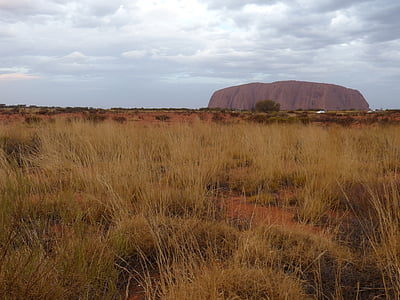 Uluru, Ayers Kayası, Avustralya, taşra, manzara, ilgi duyulan yerler, Doğa harikaları