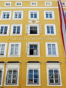 Mozart, miesto narodenia, Wolfgang, Amadeus, Salzburg, Rakúsko, Domov