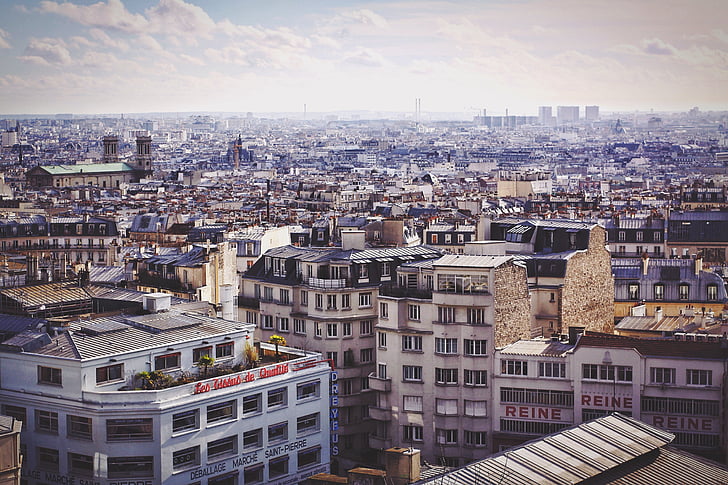Franciaország, épületek, város, építészet, Európa, Párizs, Landmark