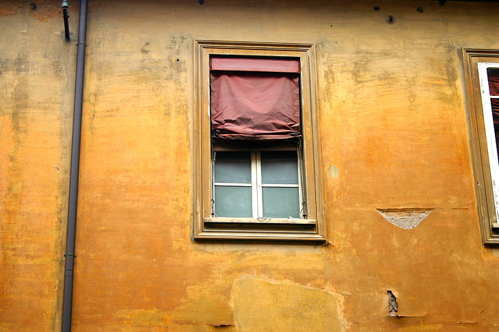 Bologna, Italia, ikkuna, arkkitehtuuri, historiallisesti, City