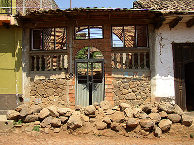Casa, antiguo, Inicio, arquitectura, Vintage, exterior, puerta