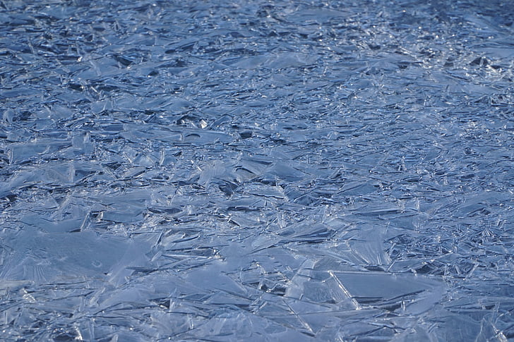jää, Frost, kristallid, vee, külmutatud, sile, külm