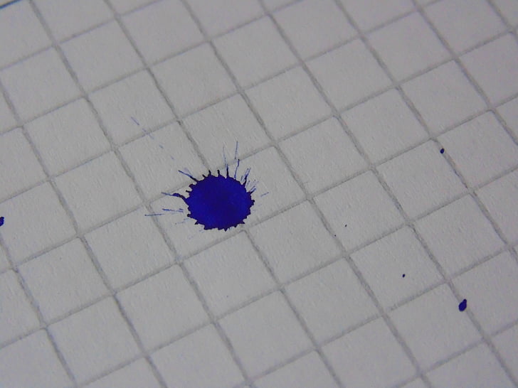 objekt BLOB, modrá, Matematický notebook