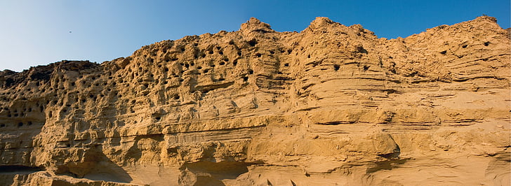pared, desierto, rocas, naturaleza, piedra, punto de referencia, natural
