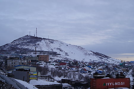 Kamceatka, natura, seroglazka, Niplu, ţintă, zăpadă, petropavlovsk-kamchatsky