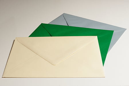 bogstaver, kuvert, indlæg, papir, besked, mail, korrespondance