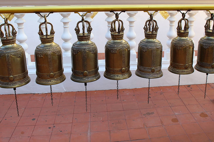 cloches de prière, cloches en bronze, prière, bronze, Bell, religion, vieux
