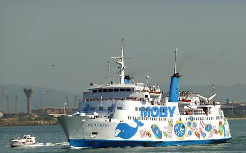 ship, ferry, elba, italy, boot, water, sea