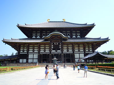 Todaiji, musim panas, perjalanan, Jepang, Kuil