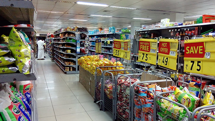 supermarket, shopping, sales, store, buy, shop, commerce