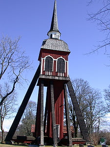 stave church, sweden, wooden church, church, building, architecture, steeple