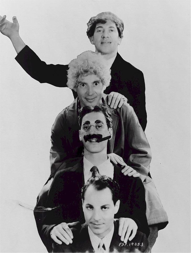Marx-brothers, Chico, Harpo, Groucho, Zeppo, amerikanische, Komödie