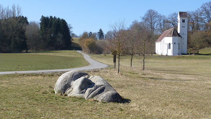Ülem-Baieri, Denklingen, Rock, nägu, kadunud nägu, lihavõtted on kirik